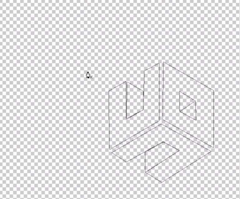 ps制作科技行业图标的图文操作。
