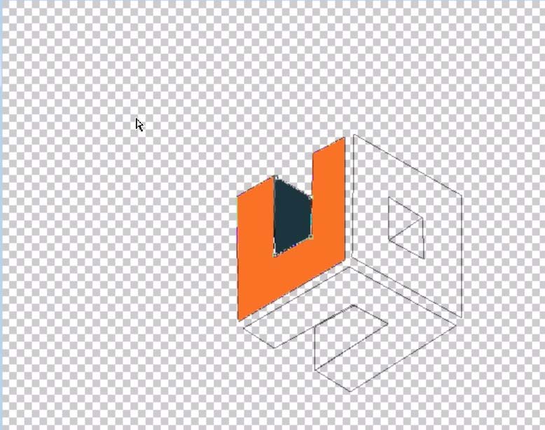 ps制作科技行业图标的图文操作。