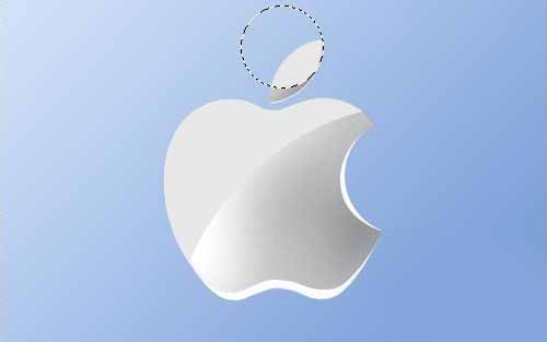 PS制作大苹果Macintosh标志的图文操作。