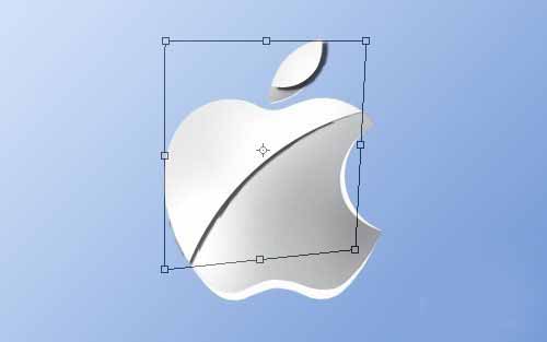 PS制作大苹果Macintosh标志的图文操作。