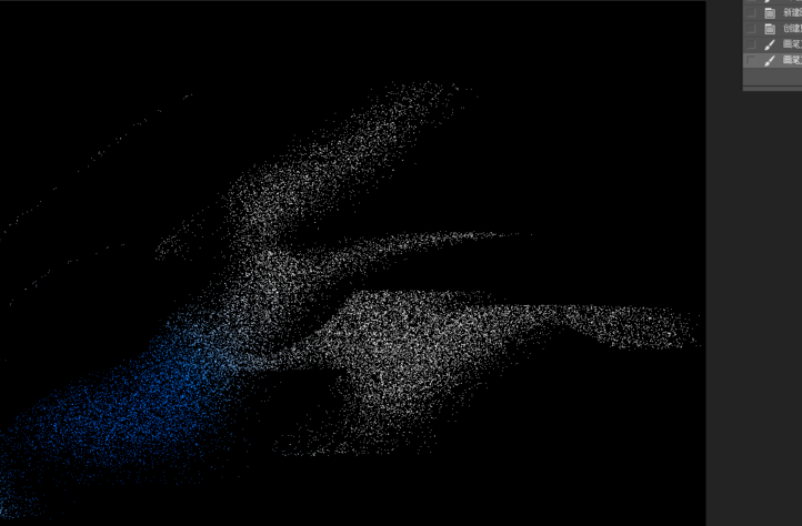 PS制作颗粒状效果的图文操作。