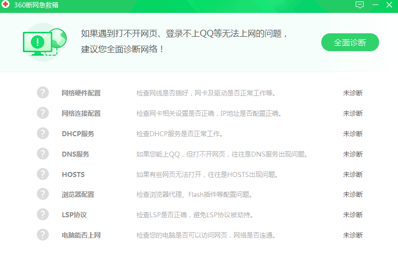 QQ能用、浏览器网页打开失败