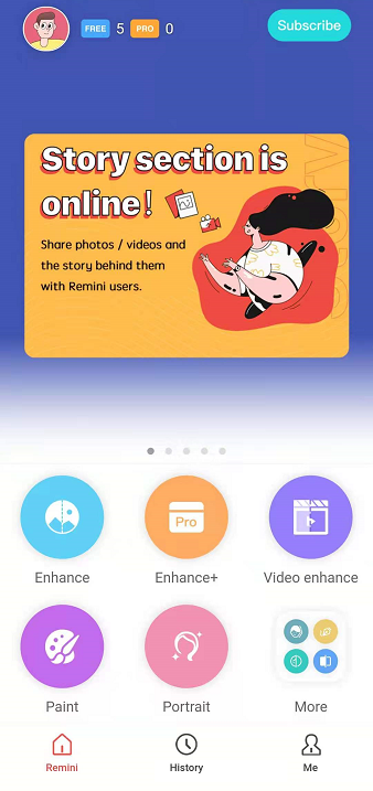 remini软件怎么注册。