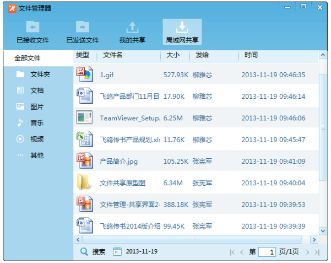 如何即时传送大体积文件。
