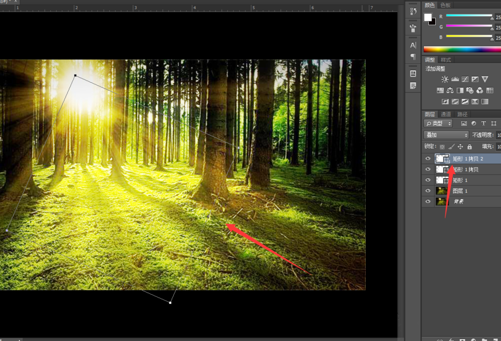 如何提整图片指定区域的亮度