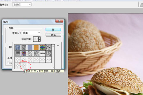 如何用 PhotoShop 在图片上添加透明水印。