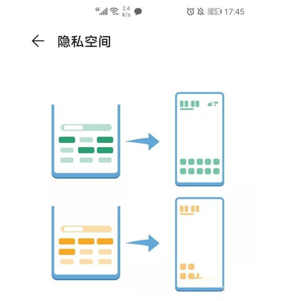 荣耀x30隐私空间怎么打开。