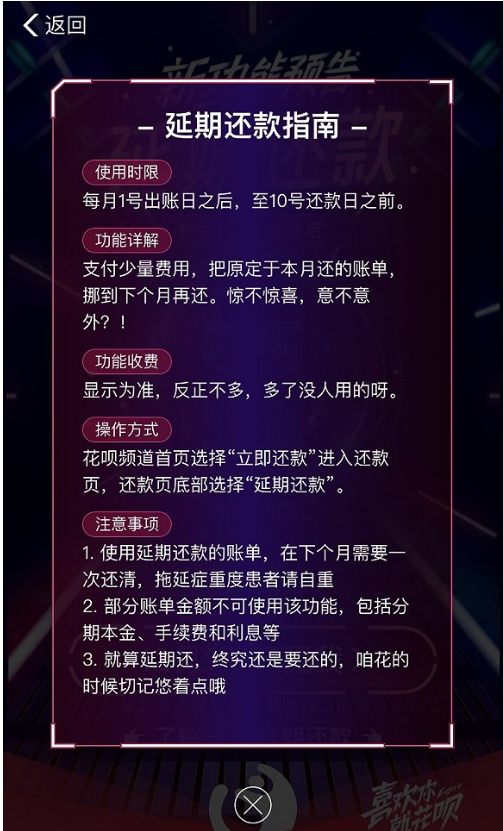 双11的花呗账单没钱还