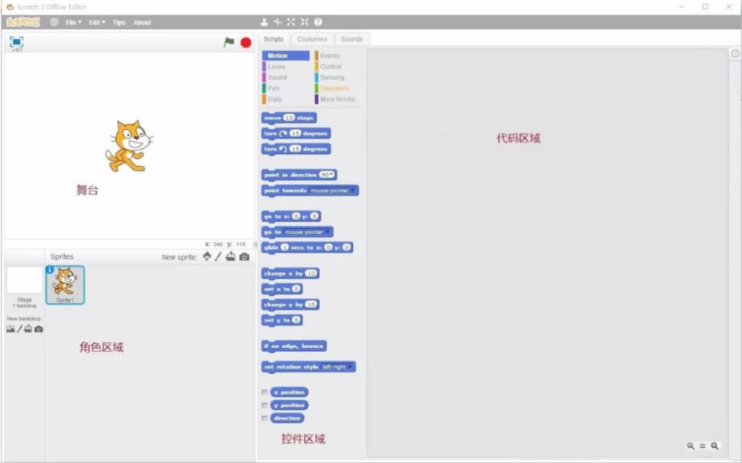 scratch：适合儿童使用的编程软件，快速掌握编程技巧