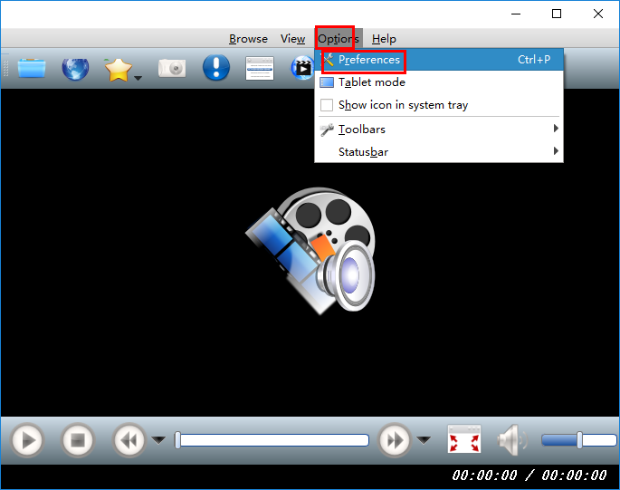 SMPlayer设置中文模式的操作过程。