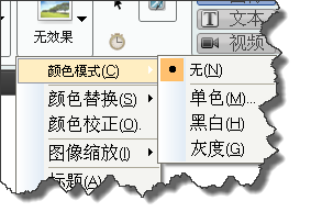 Snagit将彩色图片打造成黑白图片的操作过程。