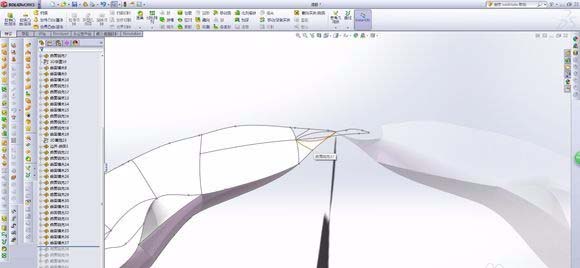 solidworks做出海豚的操作流程。