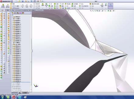 solidworks做出海豚的操作流程。