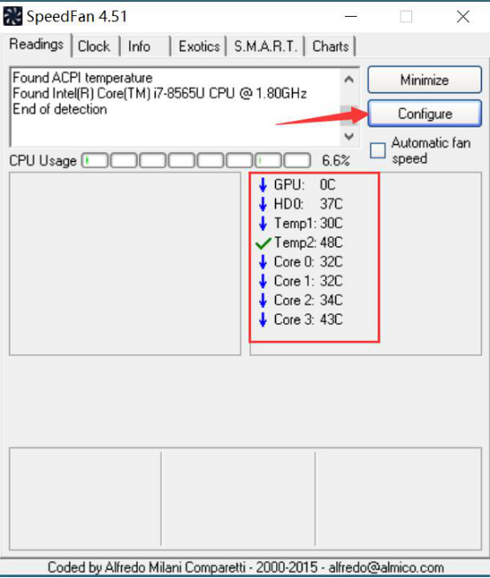 speedfan硬件检测方法教学,减少电脑损耗