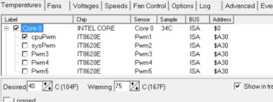 speedfan硬件检测方法教学,减少电脑损耗