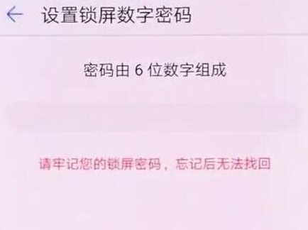 说说6荣耀20pro设置锁屏密码的具体使用教程。