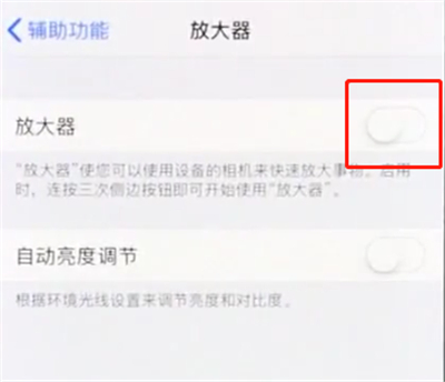 说说6iphonex中使用放大器的操作步骤。