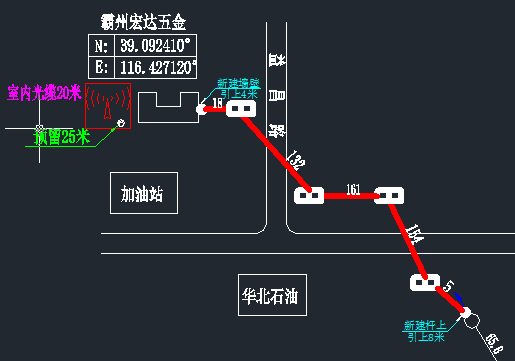 说说6CAD软件如何绘制通讯线路图。