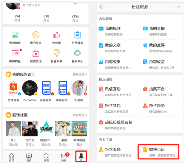 说说6如何开通微博直播电商权限。