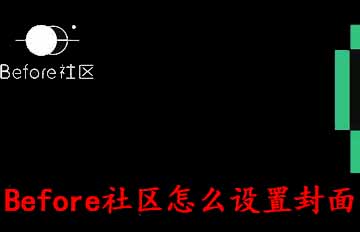 说说6Before社区怎么设置封面。