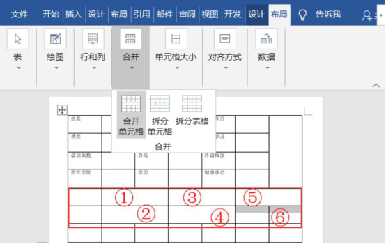 说说6word怎么制作个人简历。