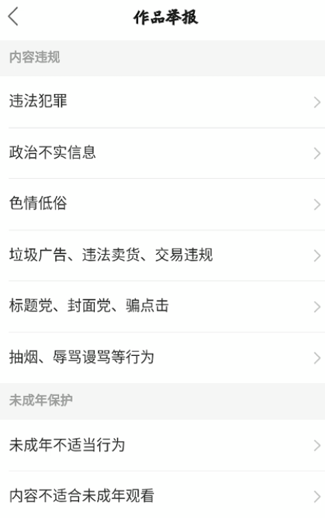 说说6如何举报快手短视频作品。