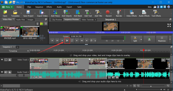 说说6videopad video editor如何添加视频转换特效。