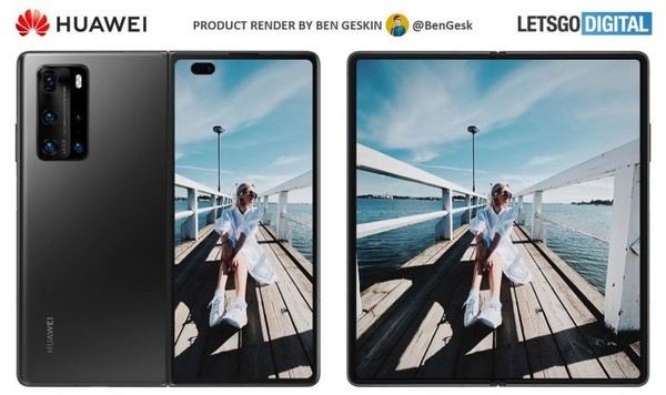 说说6华为Mate X2全新渲染图曝光 下一款折叠屏旗舰长这样。