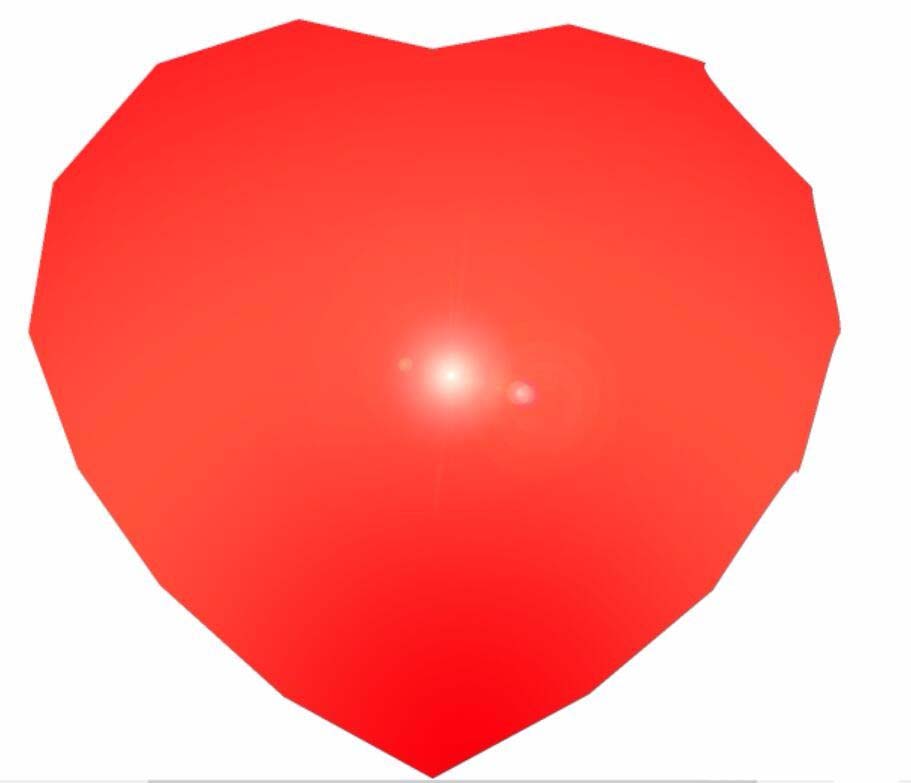 说说6PS绘制一把红色心形伞的详细操作步骤