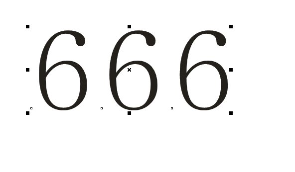 说说6cdr制作倾斜字体的详细操作教程