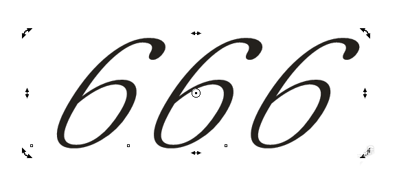 说说6cdr制作倾斜字体的详细操作教程