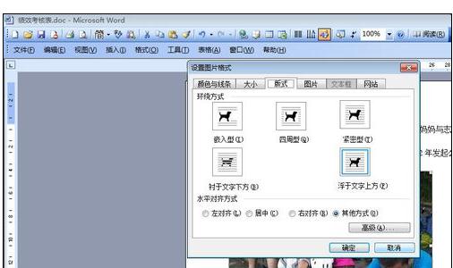 说说6Word2003中文档图片进行随意排版的操作教程 说说6登dua郎什么意思