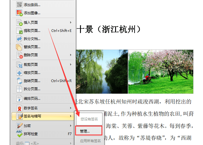 说说6迅捷pdf编辑器在文件中添加签名的详细操作步骤