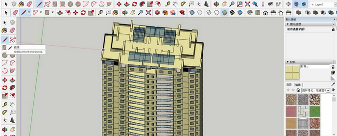 说说6草图大师使用立体建筑图制作建筑剖面图的操作步骤