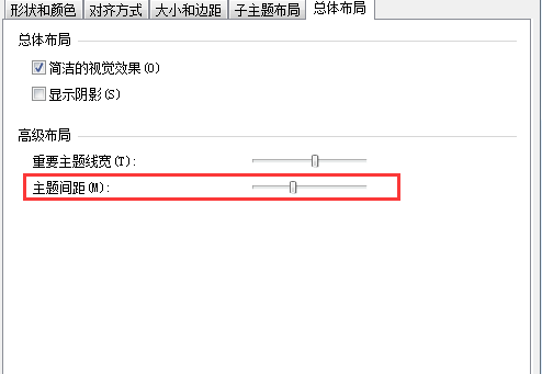 说说6mindmanager对主题间距进行设置的具体步骤 说说6吧