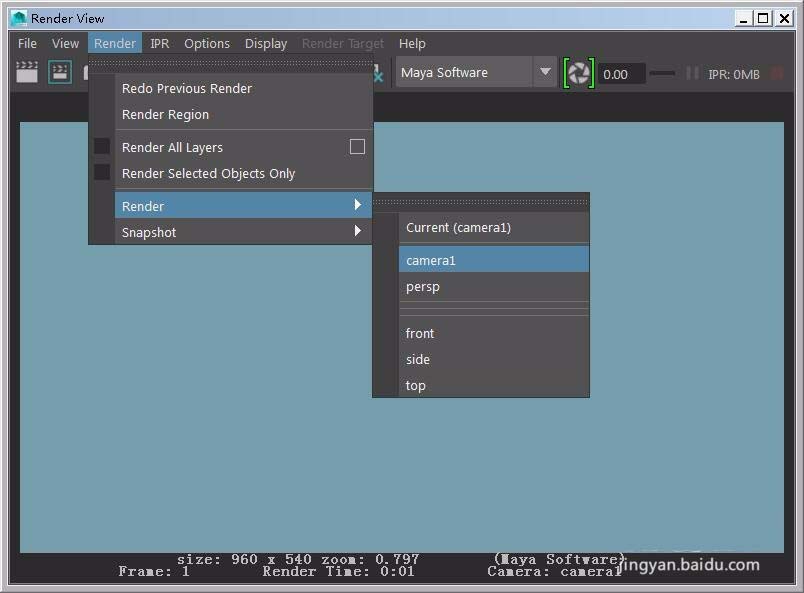 说说6maya使用摄像机渲染的详细操作方法 说说6登dua郎什么意思