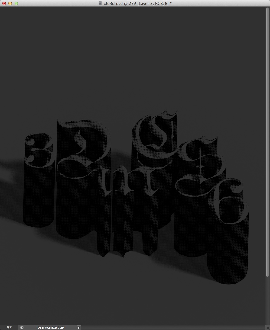说说6photoshop cs6制作立体3D字母的操作步骤 说说6什么是江田岛精神