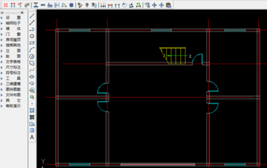 说说6天正建筑2014绘制建筑物二层平面图的使用方法