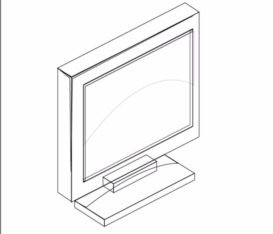 说说6ai绘制画立体显示器的图文操作步骤