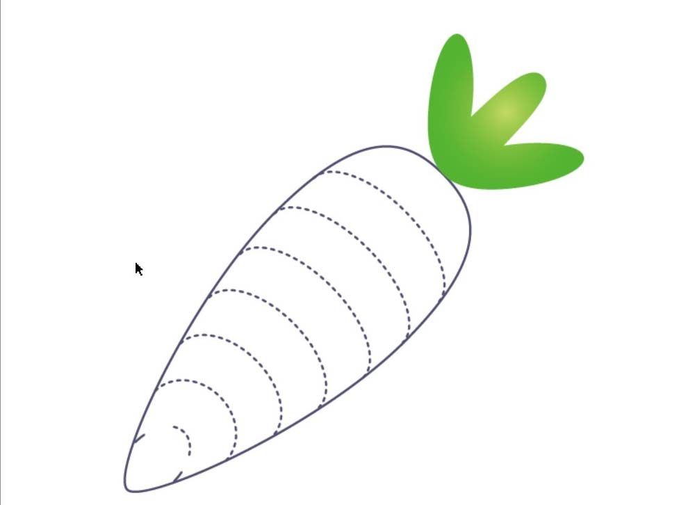 说说6ai制作胡萝卜图片的操作过方法