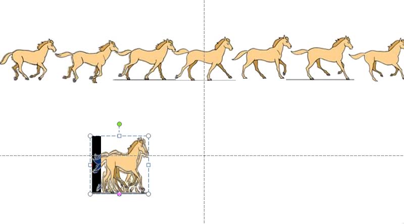 说说6PPT设计一段马儿奔跑动画的详细方法