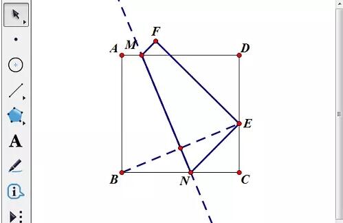说说6几何画板制作正方形纸张的折叠演示动画的详细方法 用几何画板教物理