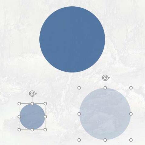 说说6PPT设计扁平化的波浪水球的详细方法