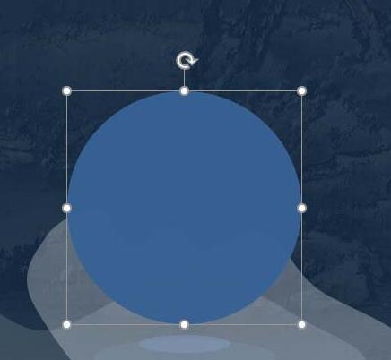 说说6PPT设计扁平化的波浪水球的详细方法