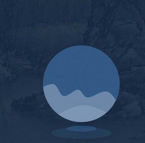 说说6PPT设计扁平化的波浪水球的详细方法