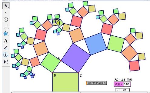 说说6几何画板勾股树的制作方法 用几何画板教物理