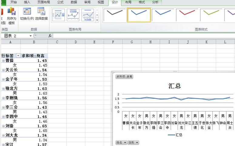 说说6Excel表格中做直观的统计图表的详细教程 说说6玩音响