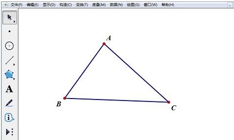 说说6几何画板通过三点绘圆的操作方法