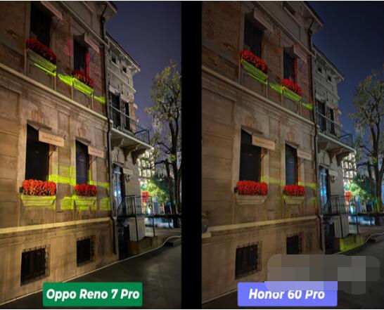 opporeno7Pro和荣耀60Pro拍照哪个好？opporeno7Pro和荣耀60Pro拍照效果对比截图