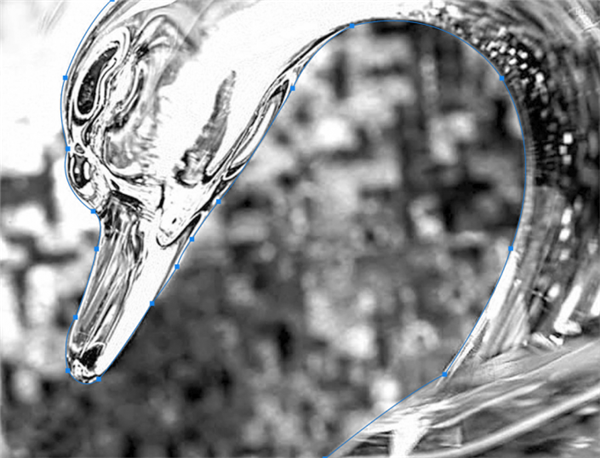 如何使用PS抠取美丽的透明冰雕?